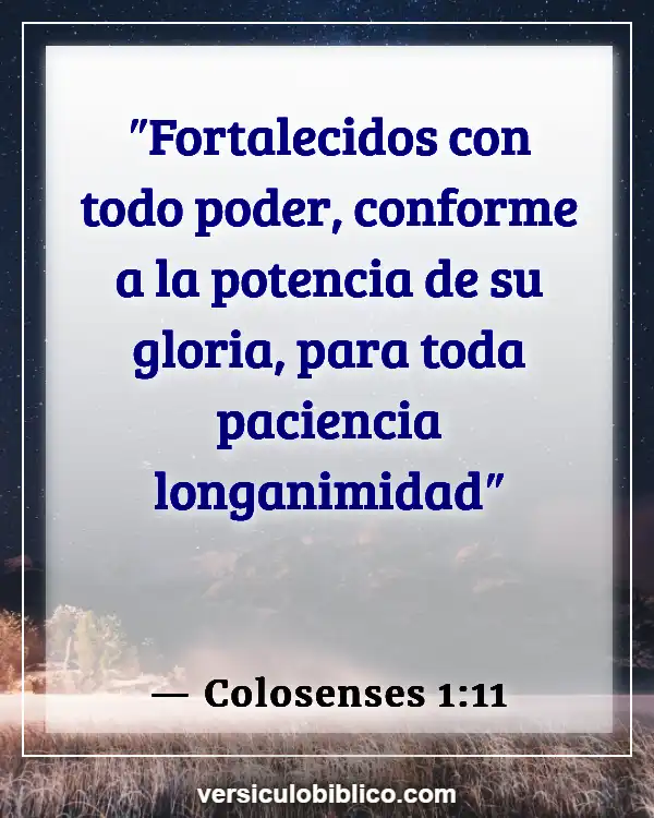 Versículos De La Biblia sobre Fuerza interior (Colosenses 1:11)