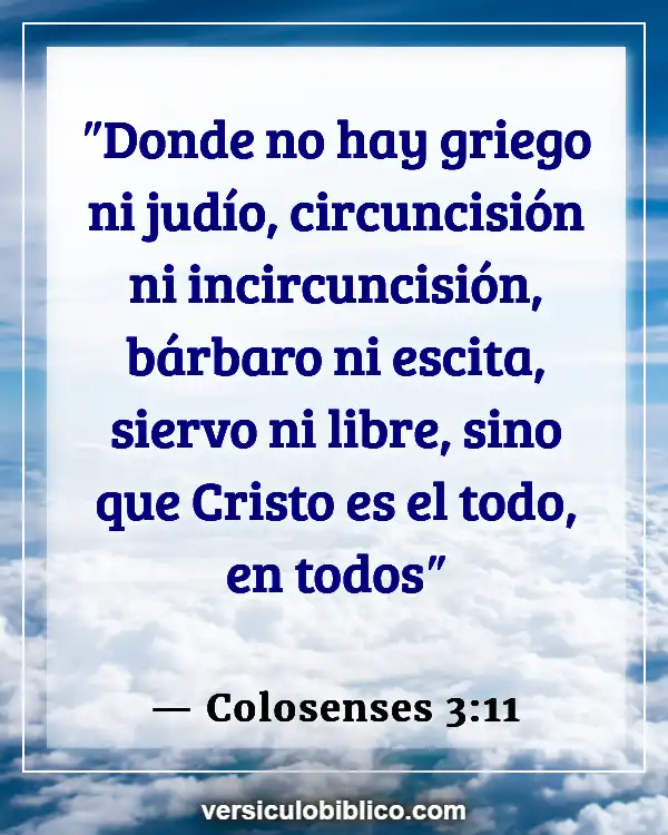 Versículos De La Biblia sobre Trata de personas (Colosenses 3:11)