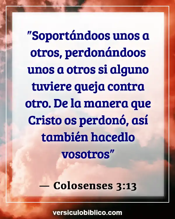 Versículos De La Biblia sobre Ir de fiesta (Colosenses 3:13)