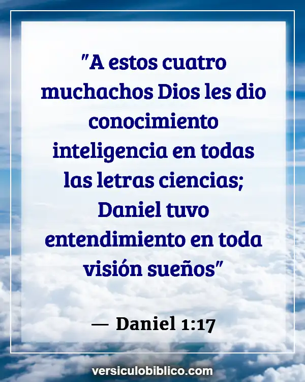 Versículos De La Biblia sobre Usando tus talentos (Daniel 1:17)