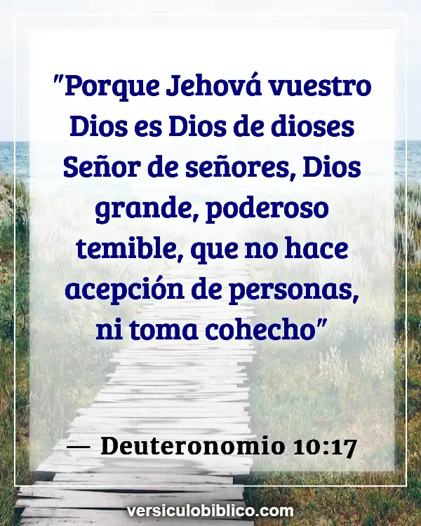 Versículos De La Biblia sobre Desigualdad (Deuteronomio 10:17)