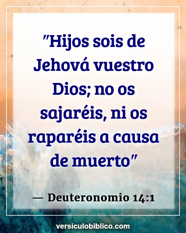 Versículos De La Biblia sobre Nuestros cuerpos (Deuteronomio 14:1)