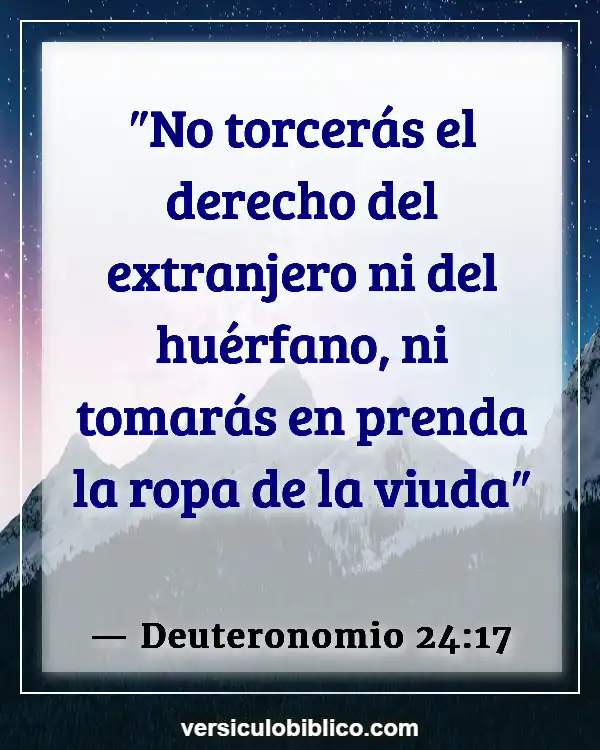 Versículos De La Biblia sobre Trata de personas (Deuteronomio 24:17)