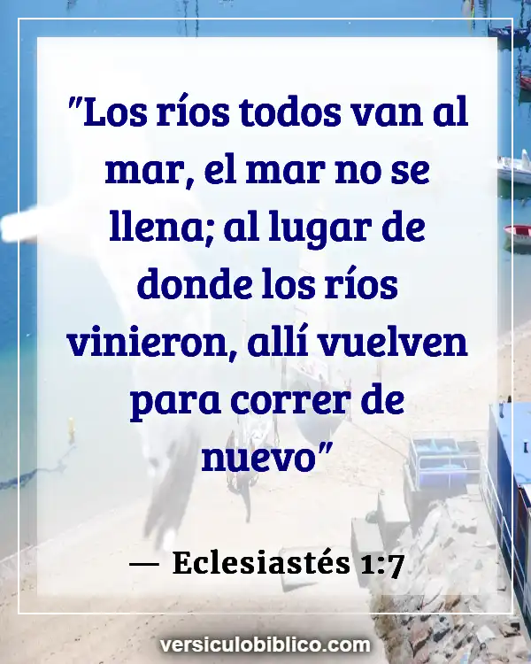 Versículos De La Biblia sobre Granos de arena (Eclesiastés 1:7)