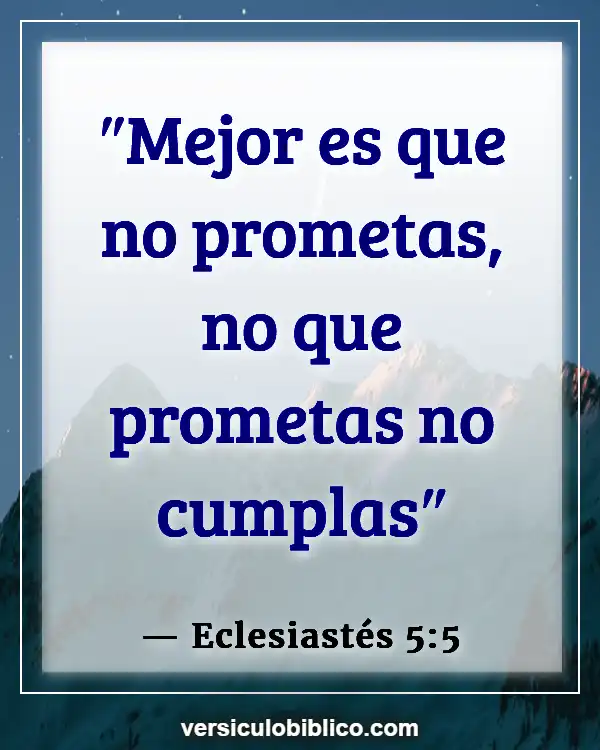 Versículos De La Biblia sobre Consejo (Eclesiastés 5:5)