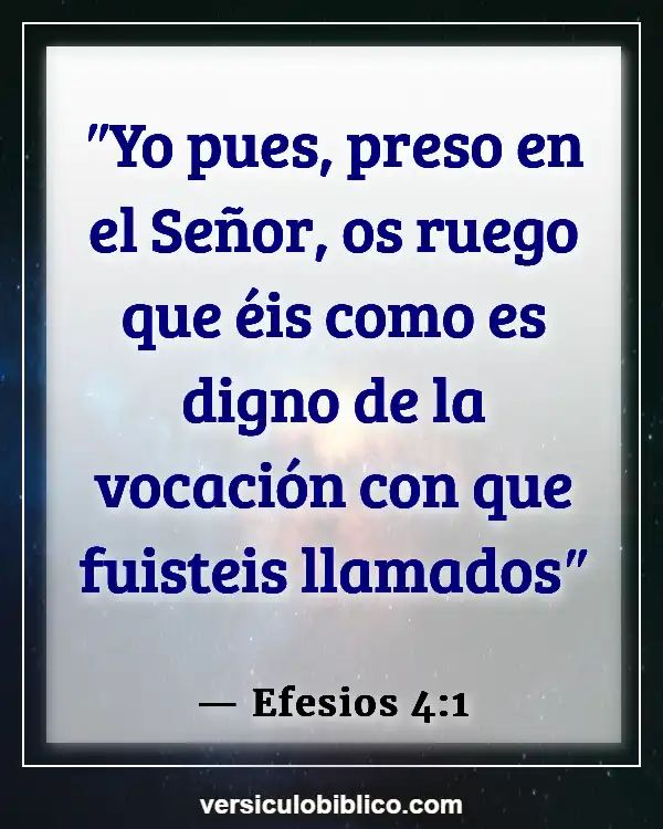 Versículos De La Biblia sobre Personalidad (Efesios 4:1)