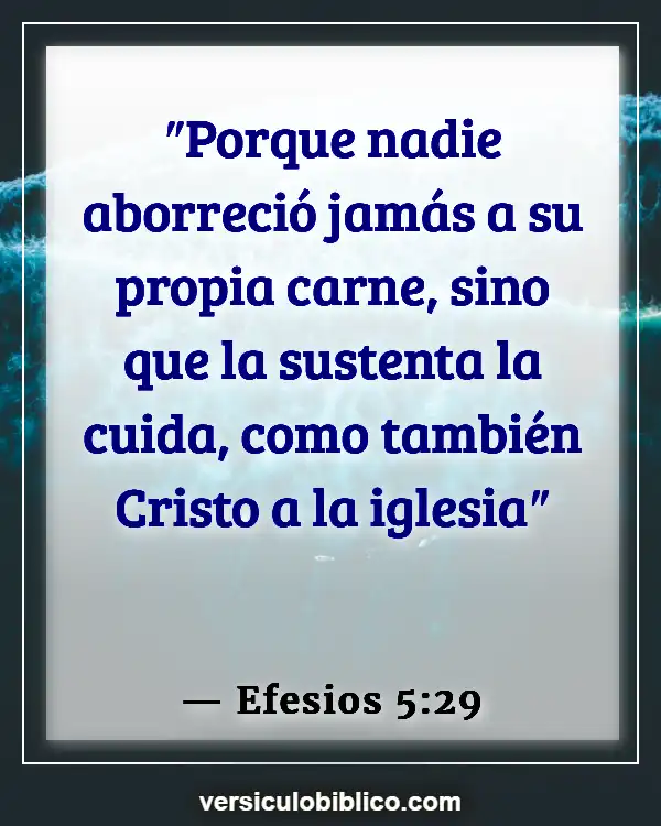 Versículos De La Biblia sobre Conócete a ti mismo (Efesios 5:29)