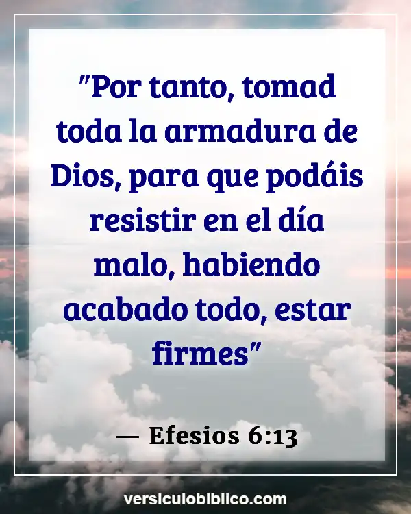 Versículos De La Biblia sobre Perserverancia (Efesios 6:13)