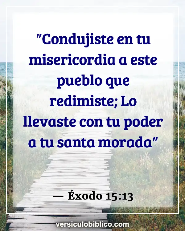 Versículos De La Biblia sobre Guía (Éxodo 15:13)