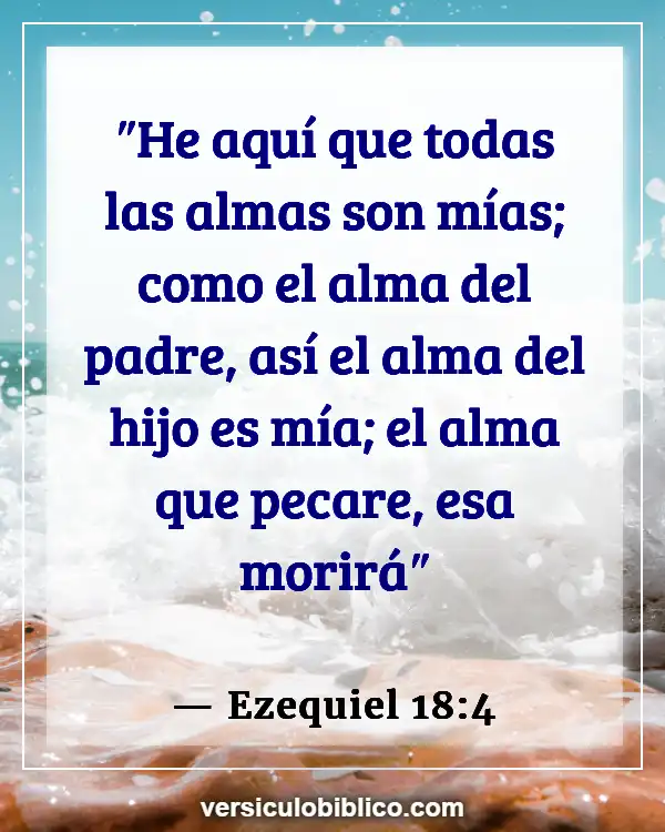 Versículos De La Biblia sobre Pulmones (Ezequiel 18:4)