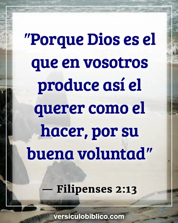 Versículos De La Biblia sobre Actuación (Filipenses 2:13)