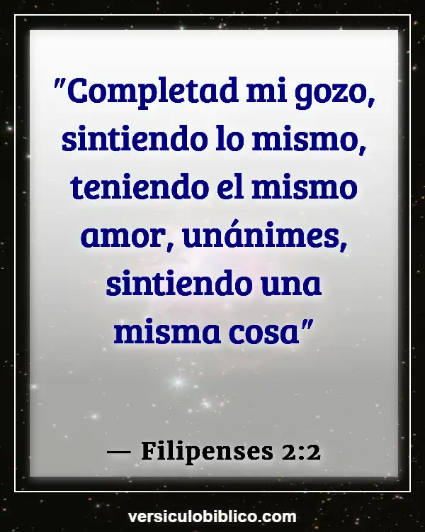 Versículos De La Biblia sobre Fariseos (Filipenses 2:2)