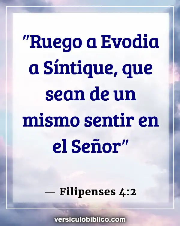 Versículos De La Biblia sobre Camaradería (Filipenses 4:2)