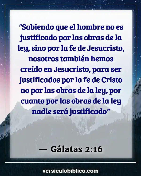 Versículos De La Biblia sobre Constituir (Gálatas 2:16)