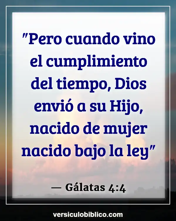 Versículos De La Biblia sobre Madre e hijo (Gálatas 4:4)