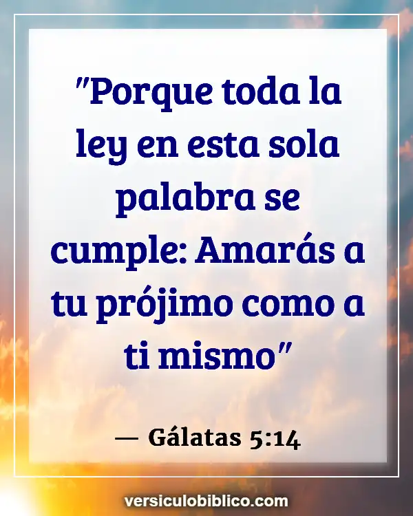 Versículos De La Biblia sobre Cumplimiento de la ley (Gálatas 5:14)