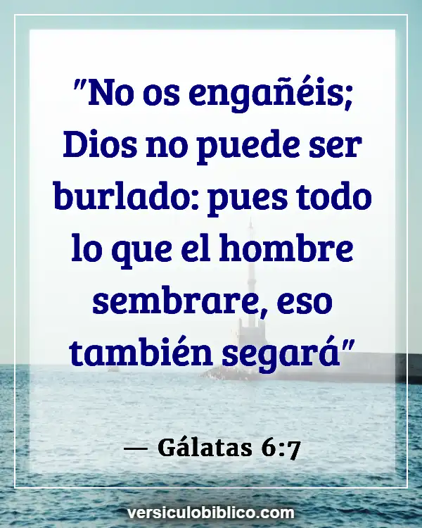 Versículos De La Biblia sobre Inventos (Gálatas 6:7)