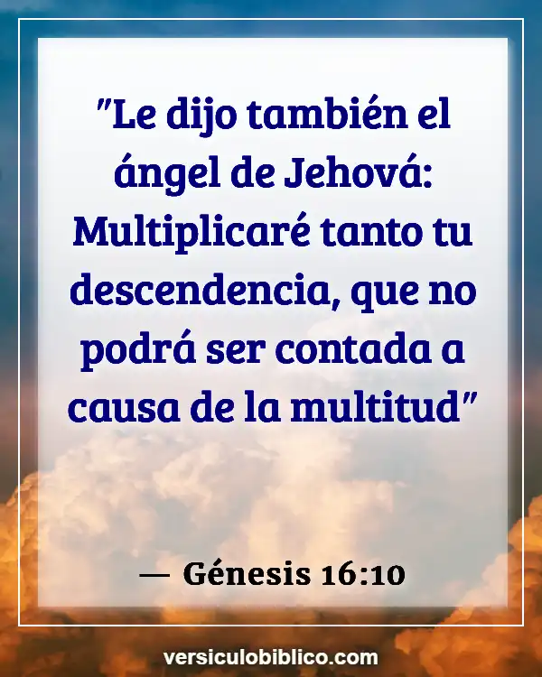 Versículos De La Biblia sobre Sueños malos (Génesis 16:10)