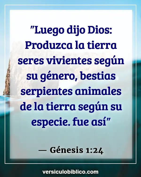 Versículos De La Biblia sobre Mascotas (Génesis 1:24)