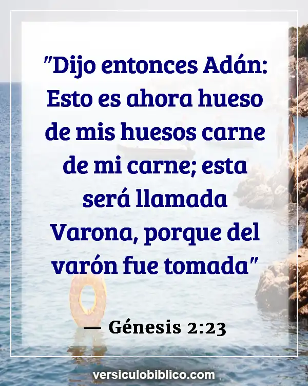 Versículos De La Biblia sobre Casamiento (Génesis 2:23)