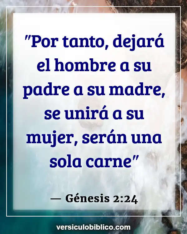 Versículos De La Biblia sobre Casarse con primos (Génesis 2:24)