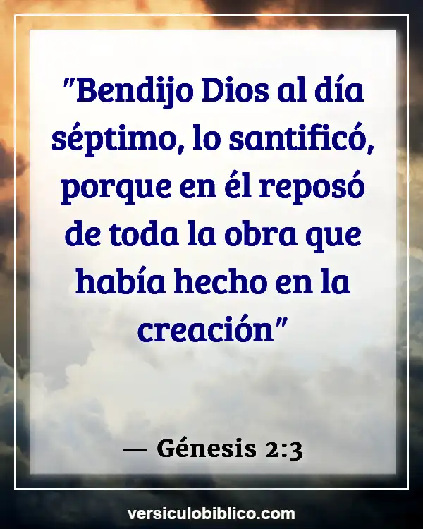 Versículos De La Biblia sobre Contaminación (Génesis 2:3)