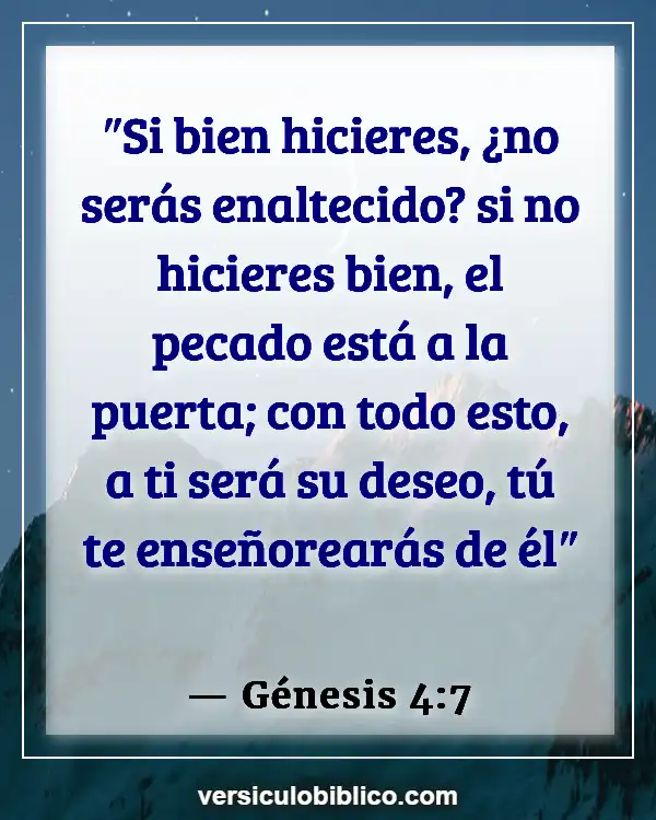 Versículos De La Biblia sobre Deberes del marido (Génesis 4:7)