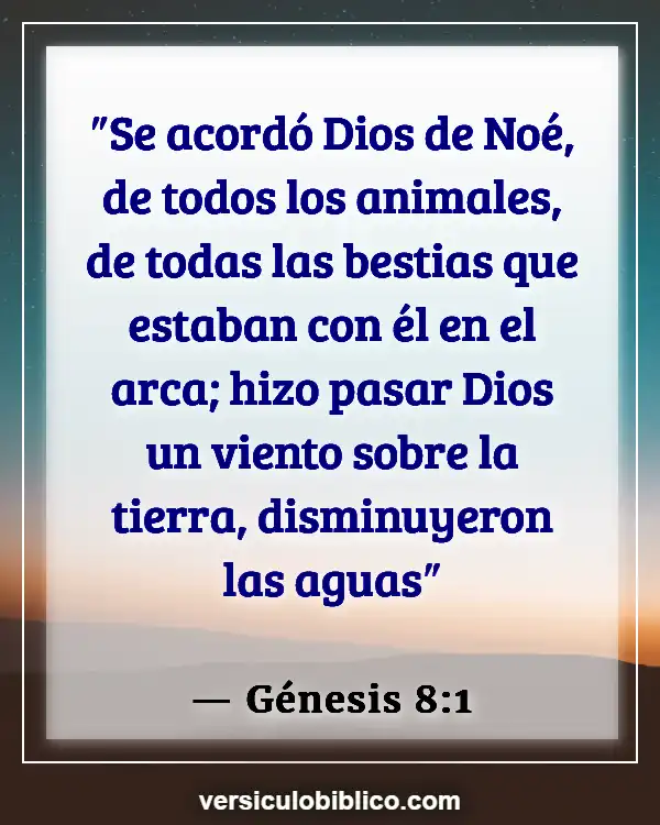 Versículos De La Biblia sobre Noé (Génesis 8:1)