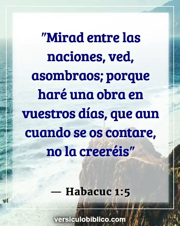 Versículos De La Biblia sobre Año Nuevo (Habacuc 1:5)