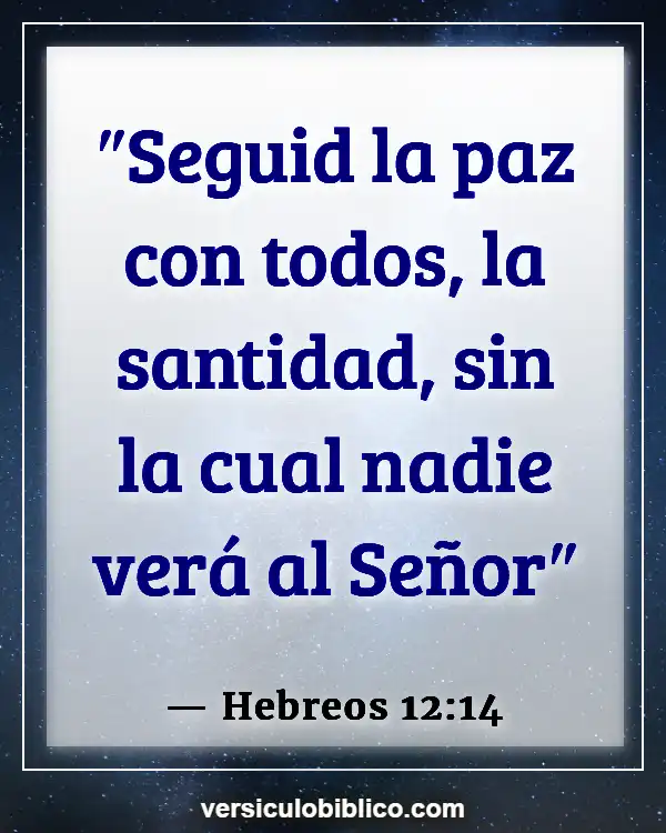 Versículos De La Biblia sobre Personalidad (Hebreos 12:14)