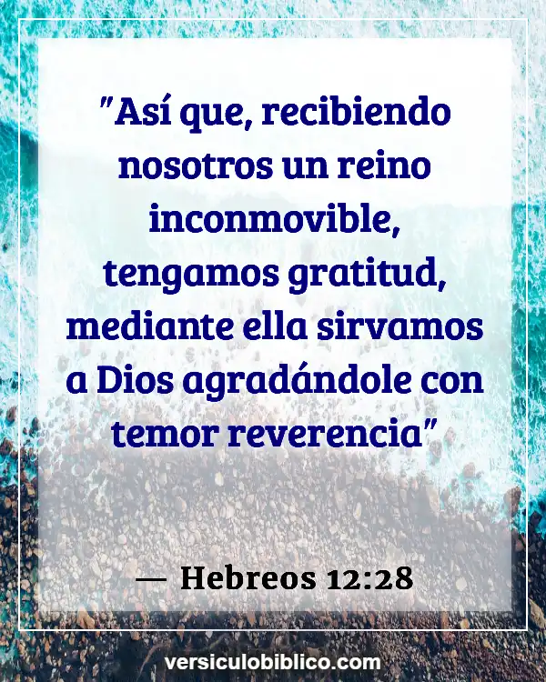 Versículos De La Biblia sobre Otros dioses (Hebreos 12:28)