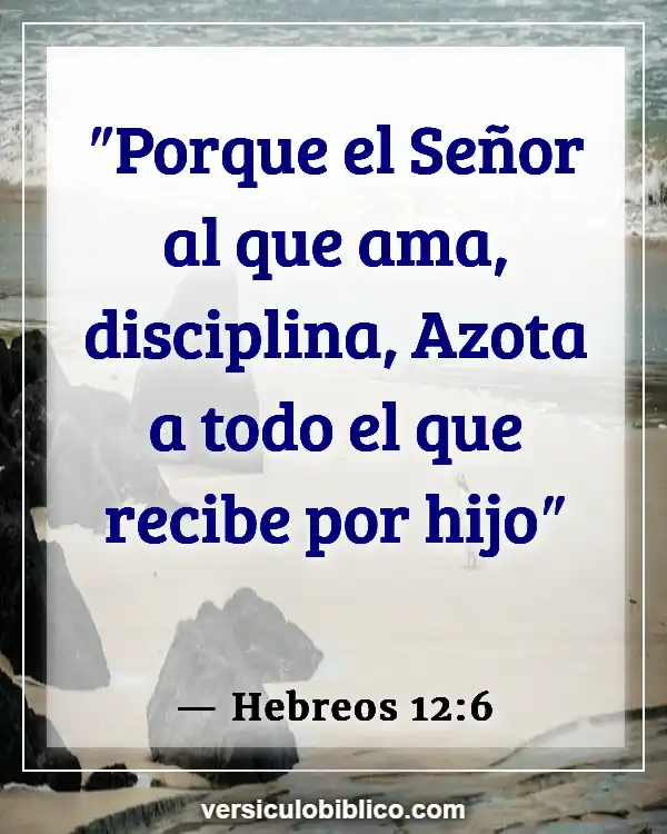 Versículos De La Biblia sobre El amor de Dios por nosotros (Hebreos 12:6)