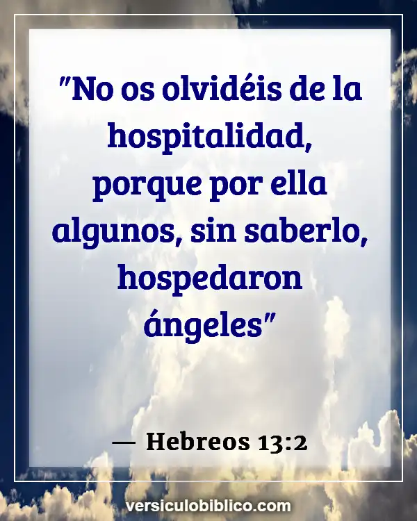 Versículos De La Biblia sobre Corderos (Hebreos 13:2)