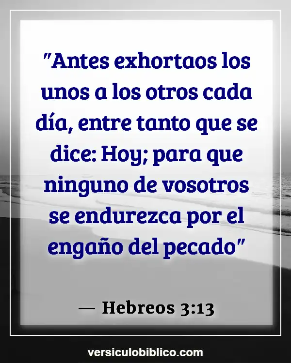 Versículos De La Biblia sobre Usando tus talentos (Hebreos 3:13)