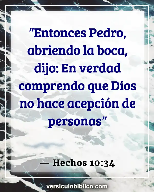 Versículos De La Biblia sobre Percepción (Hechos 10:34)