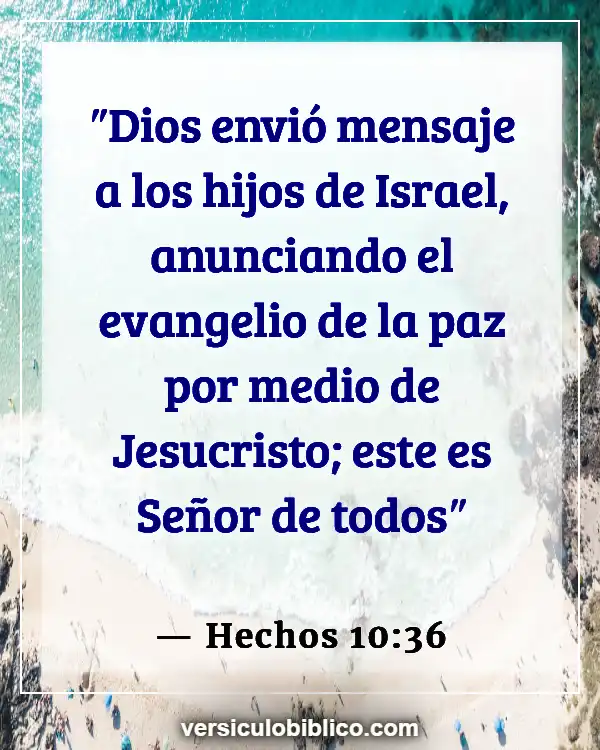 Versículos De La Biblia sobre Sabiduría humana (Hechos 10:36)