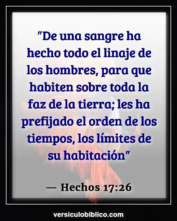 Versículos De La Biblia sobre Desigualdad (Hechos 17:26)