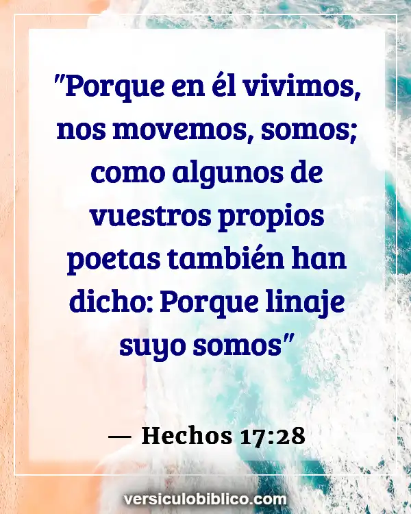 Versículos De La Biblia sobre Intuición (Hechos 17:28)