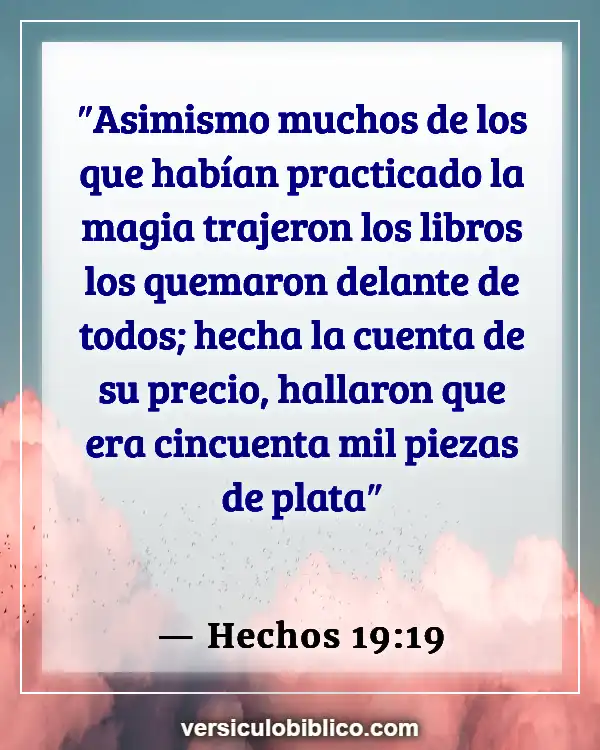 Versículos De La Biblia sobre Superstición (Hechos 19:19)