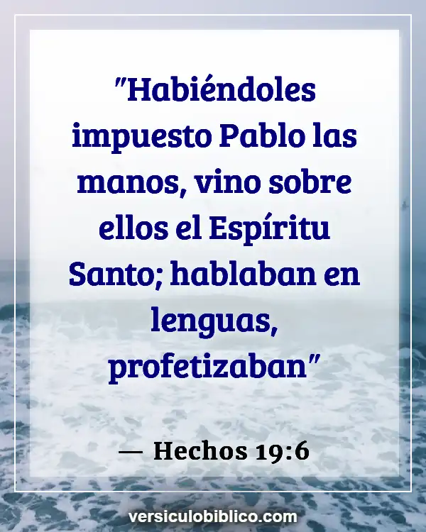 Versículos De La Biblia sobre Idioma (Hechos 19:6)