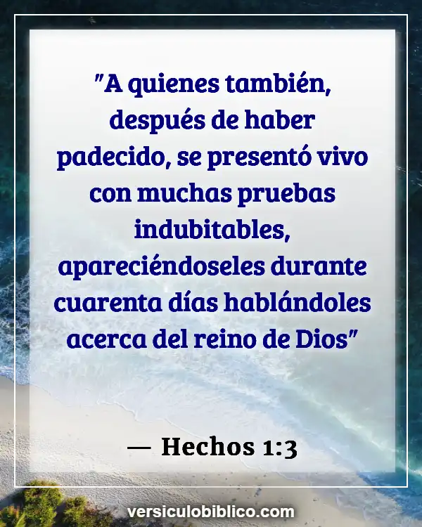 Versículos De La Biblia sobre Favor (Hechos 1:3)