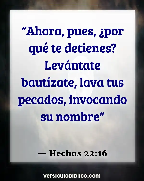 Versículos De La Biblia sobre Falta de fe (Hechos 22:16)