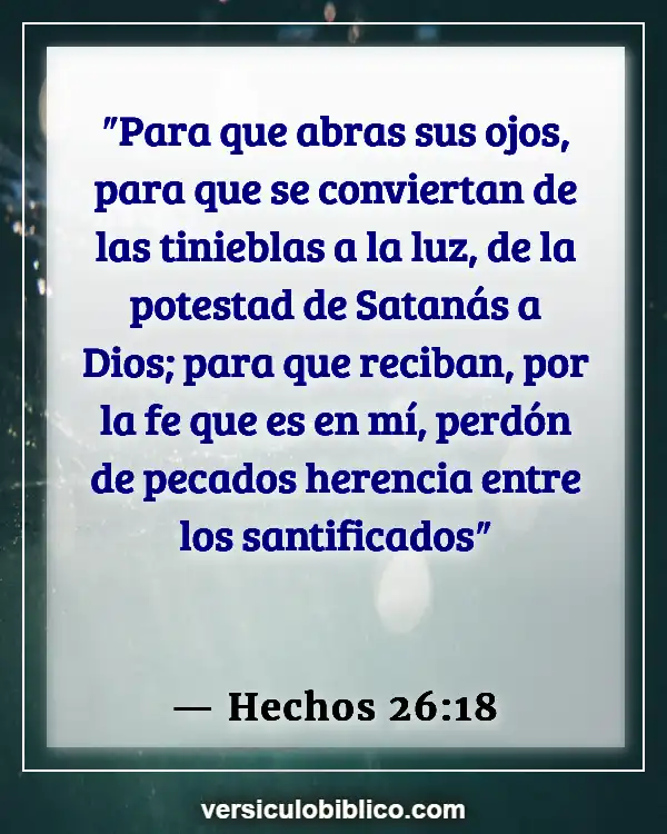 Versículos De La Biblia sobre Lucifer (Hechos 26:18)