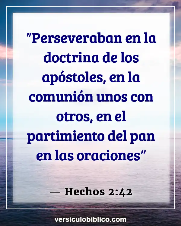 Versículos De La Biblia sobre Pentecostés (Hechos 2:42)