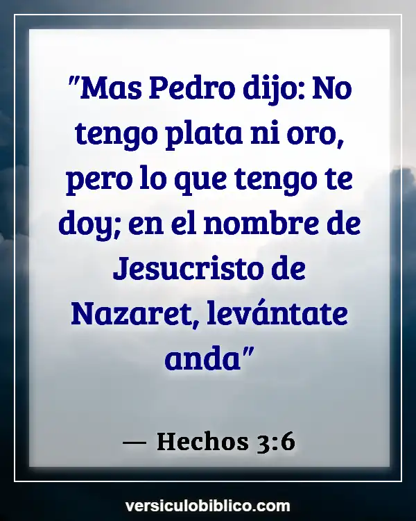 Versículos De La Biblia sobre Usando tus talentos (Hechos 3:6)