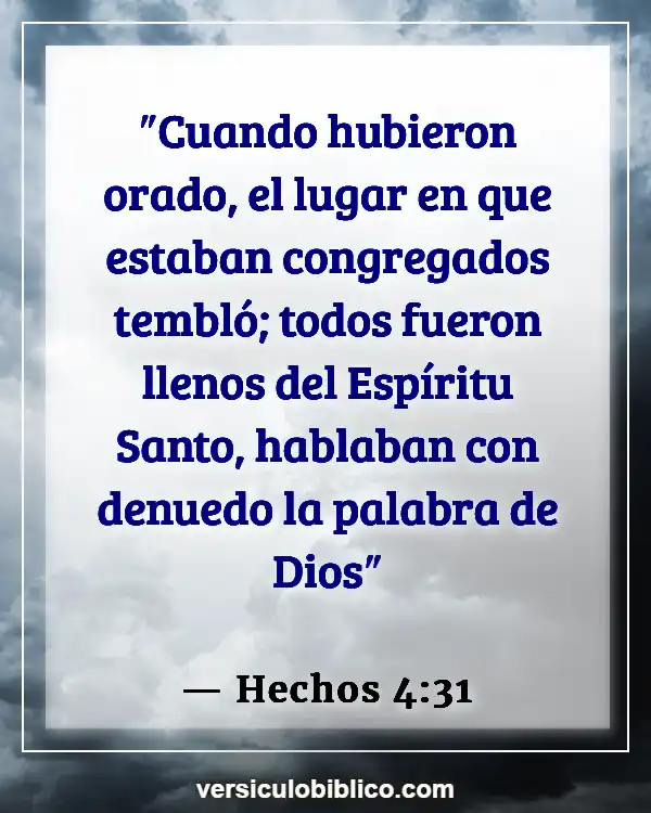 Versículos De La Biblia sobre Pentecostés (Hechos 4:31)