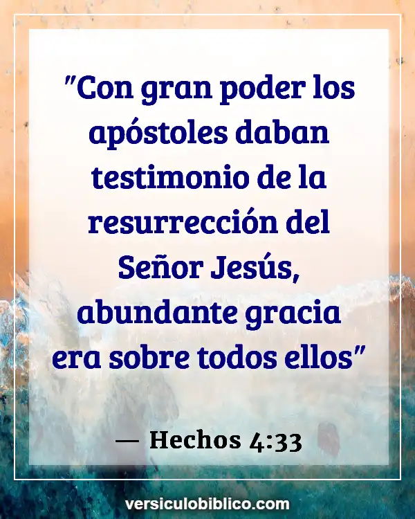 Versículos De La Biblia sobre Ser testigo (Hechos 4:33)