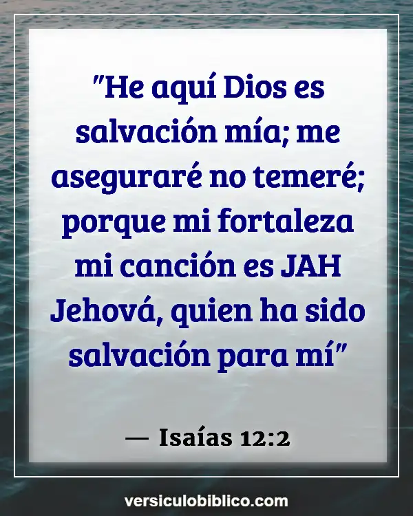 Versículos De La Biblia sobre Fuerza de Dios (Isaías 12:2)