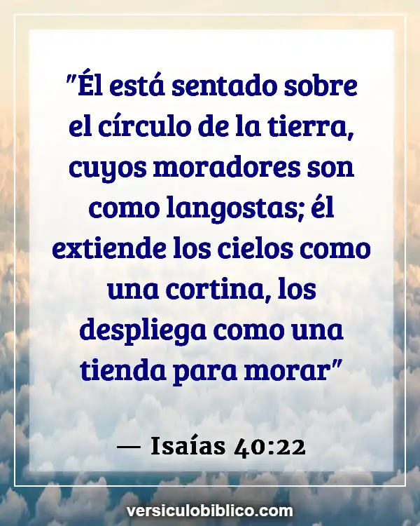 Versículos De La Biblia sobre Monstruos (Isaías 40:22)