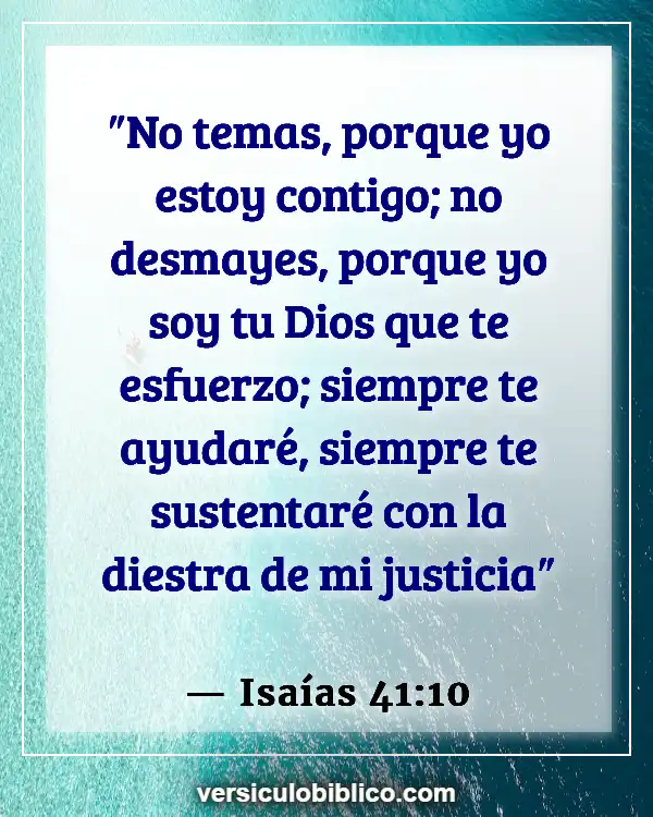 Versículos De La Biblia sobre Ir de fiesta (Isaías 41:10)